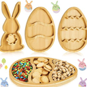 Snack Dish Home Kitchen Dried Fruit Plate Bamboo Products