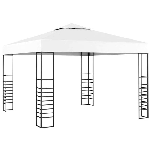Garden Tent with LED Lights 3x3 m White