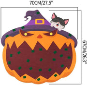 Halloween Decorative Felt Stereo Accessories DIY Pumpkin Cat