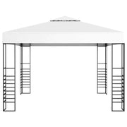 Garden Tent with LED Lights 3x3 m White