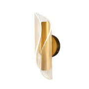Living Room Television Background Wall Stairs Hallway Corridor Lamps elegant gold and transparent design wall lamp